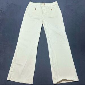 MICHEAL KORS Cream Wide-Leg Pants